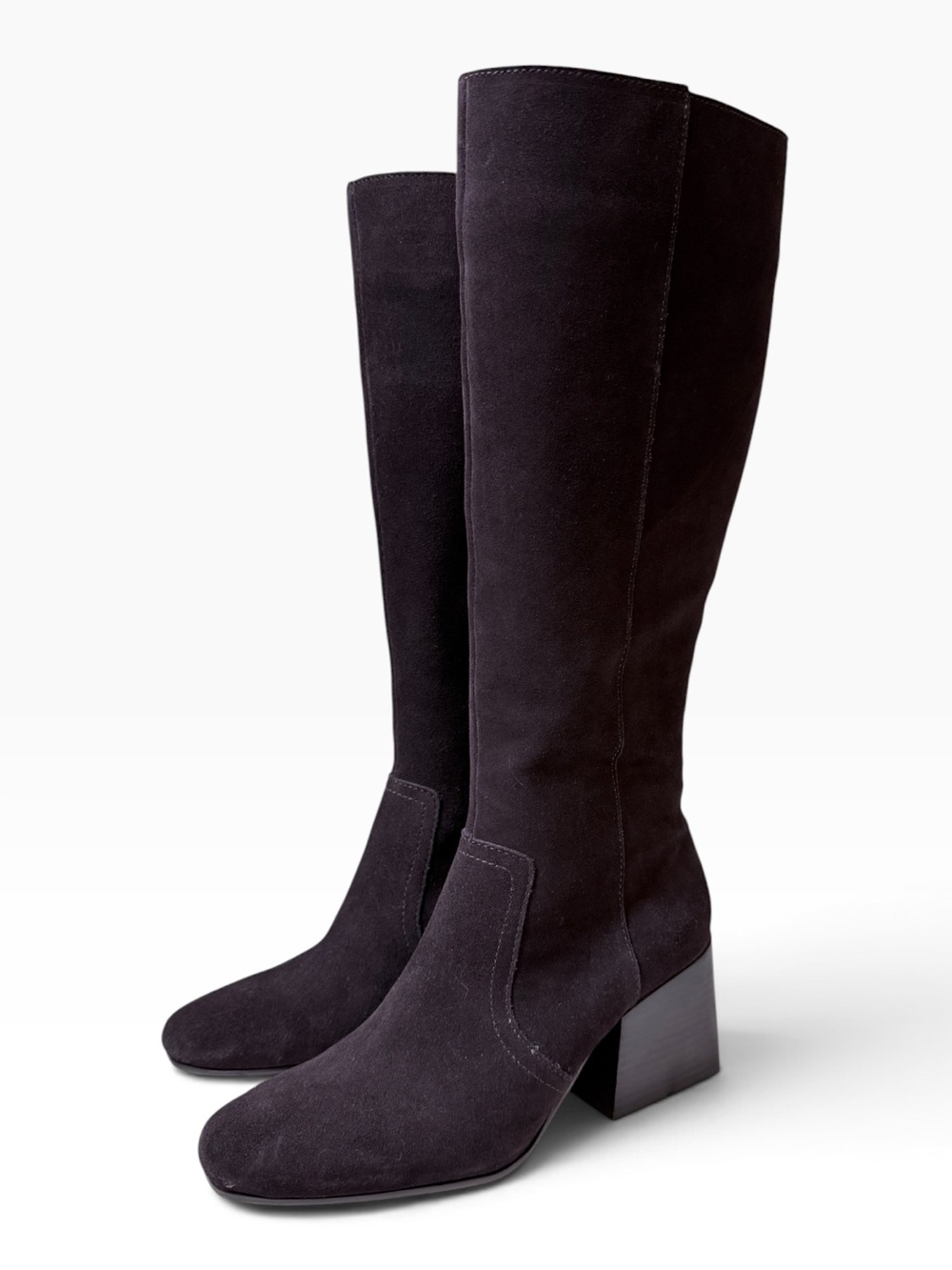 Blondo Tessa Waterproof Suede Knee High Boots Chocolate Brown Size 7 M